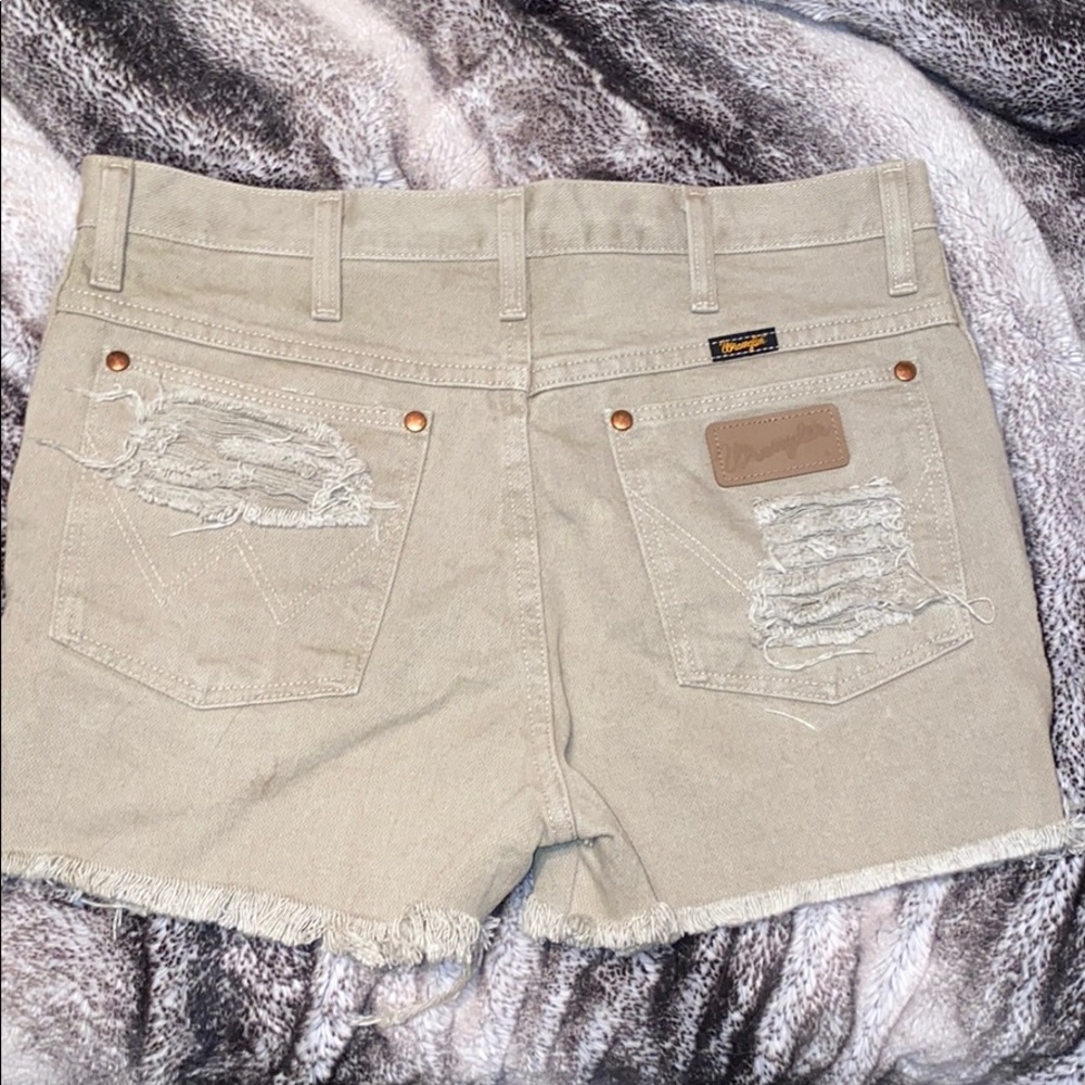 Tan Vintage Wrangler Shorts